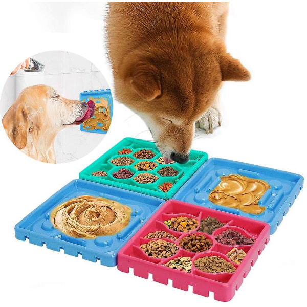 Skål Hundskål, Långsam utfodring Hundskål Intressant Interaktiv Långsam matare Hundskål Långsam matare Hundskål