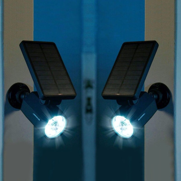 LED utomhusstrålkastare landskapsinlägg strålkastare trädgårdsstrålkastare (2 stycken)