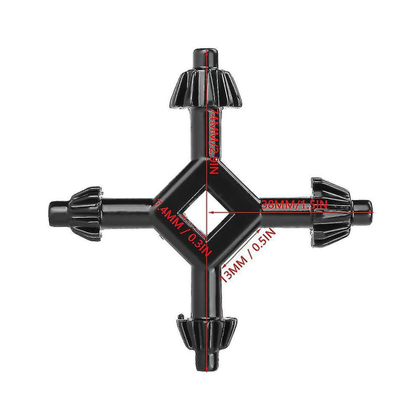 150 mm 8 st S2 stål stjärnskruvmejsel set bits handverktyg magnetisk skruvmejsel set
