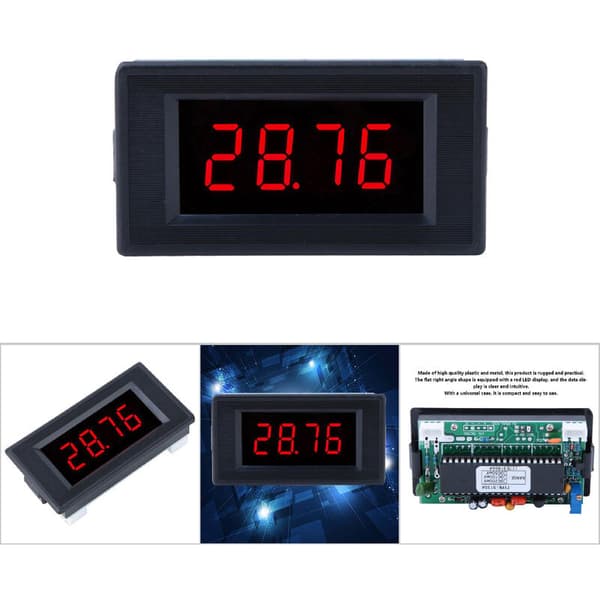 5135A DC5V Hög precision DC voltmeter digital panelmätare med röd LED (DC50mV/DC100mV/DC200mV)
