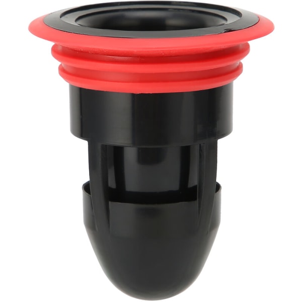 Deodorant golvavloppskärna Anti-block avloppssil för badrumskök (svart, röd)