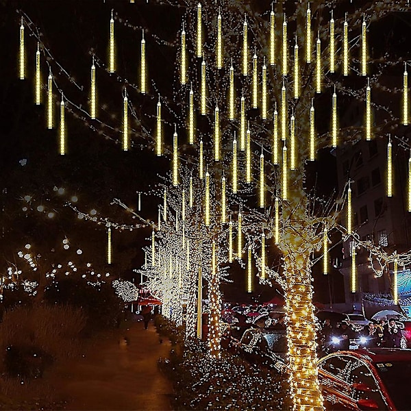 30cm juhlan LED-valot Suihku Sade Lumisateet Joulukuusi Puutarha Ulkona