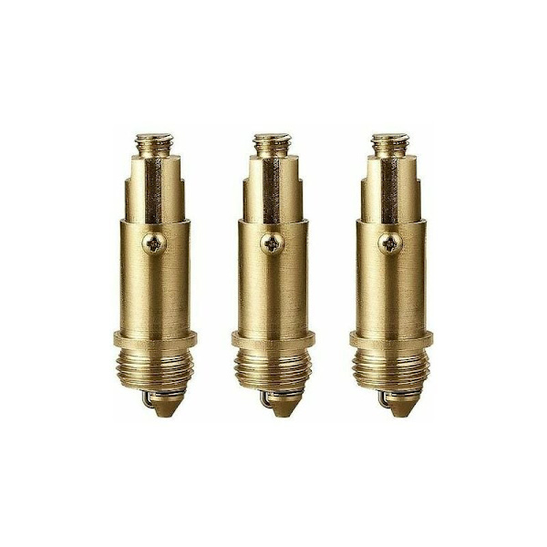 CRUEL Diskho Pop Up Fjäderbult Mässing Fjäderplugg Mässing Passar De Flesta Diskho Badkar Bassängavloppsplugg Intern Fjäderbult 3-pack