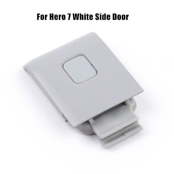 Uv-filter linse side dør cover beskytter til Gopro Hero5/6/7 sort/7 hvid（D）