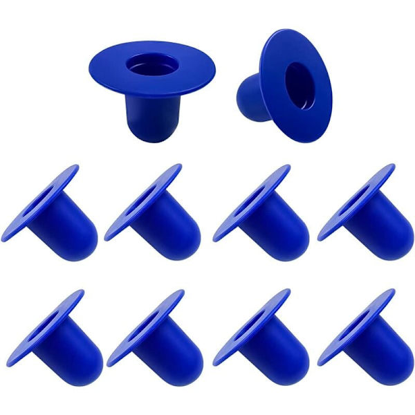 Simbassängspluggar Inground Pool Filter Hole Plug Pool Filter Pool Drain Plug Ersättningspluggar 10 st Blå