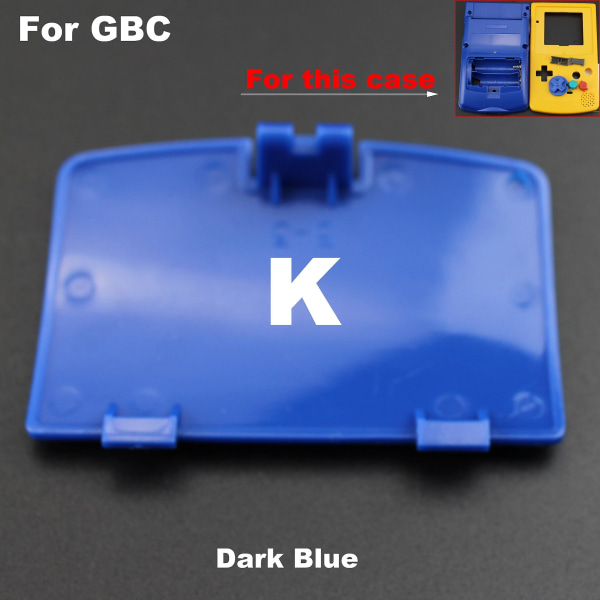 1 stycke 11 färger Alternativ Djupblått cover för Gbc-hus Begränsat gult + blått case Shell- case Gb ColorK