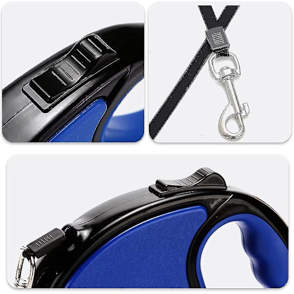 Hundetrekk Retrekkbar Hundebånd For Små Mellomstore Hunder Retrekkbar Hundebånd Nylon Sterk