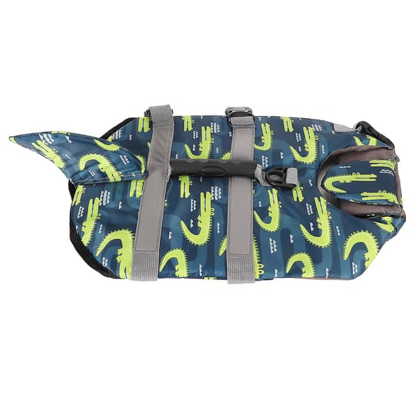 Justerbar hunde-redningsvest med håndtag - Hunde-flydevest, reflekterende stribe