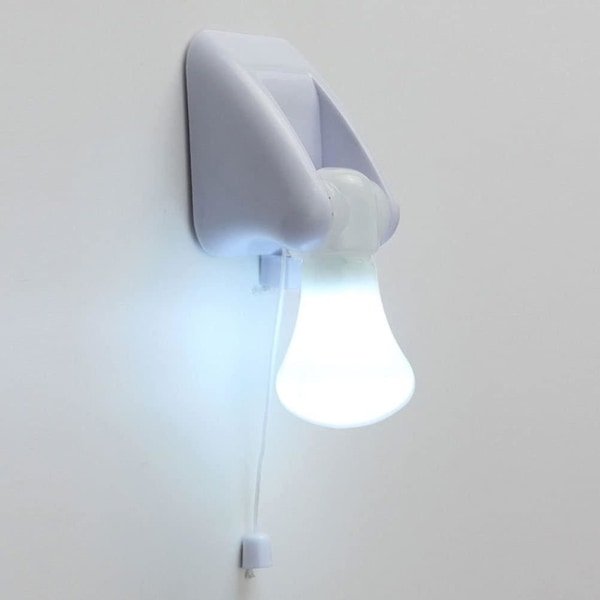 1st bärbar tråd LED-lampa Liten skåplampa Nattljus Batteridriven vägglampa