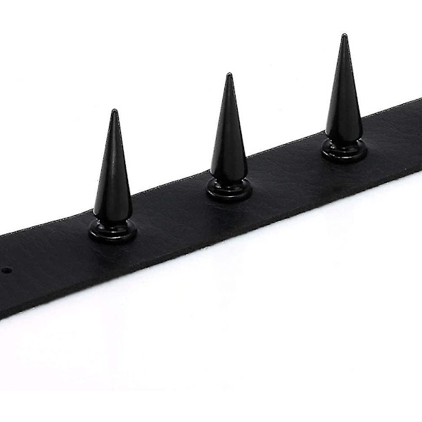 Gotisk Punk Halsband Nitar Krage Choker Och Metall Spik Armband Bred Rem