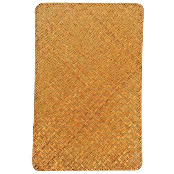 Vävda bordsunderlägg Skyddande underlägg Köksunderlägg Bordsunderlägg Tallriksunderlägg (Ljus orange)（45x30cm，Orange）