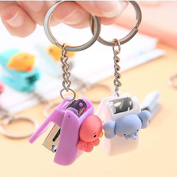Kawaii tecknade djur Mini bärbar | Kontorsmaterial Skolmaterial - Bärbar -（Vit Får）
