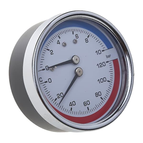 Hög precision temperatur tryckmätare termo-manometer panna golvvärme（DN8）
