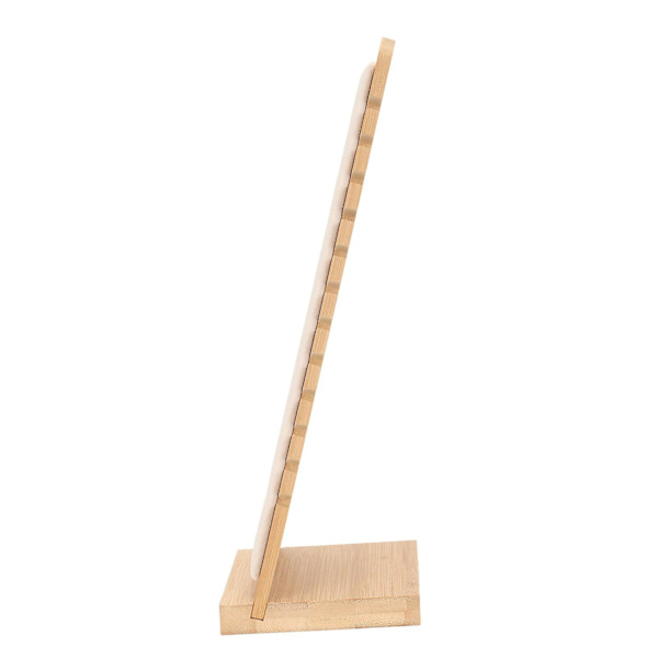 Bambus Halskjede Display Stativ Profesjonell Beige Hjem Smykker Butikk Halskjede Armbånd Holder Organizer