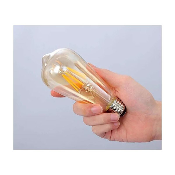 10 glödlampor 2200K Edison typ 6w färgtemperatur: varmvit 2200K