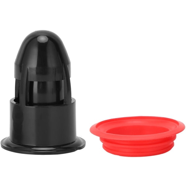 Deodorant golvavloppskärna Anti-block avloppssil för badrumskök (svart, röd)