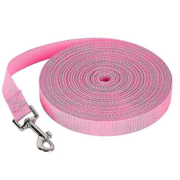 Nylon Pet Dog Lead Leash, 2cm*3 Meter Pink Color