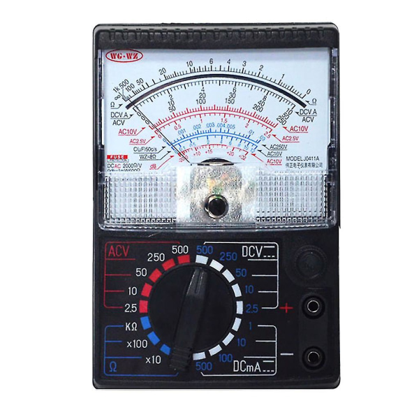 Analog strömmeterpanel urtavla strömgivare pekare amperemeter monitor volt multimeter mikroampere meter detektor amperemeter（Rosa）