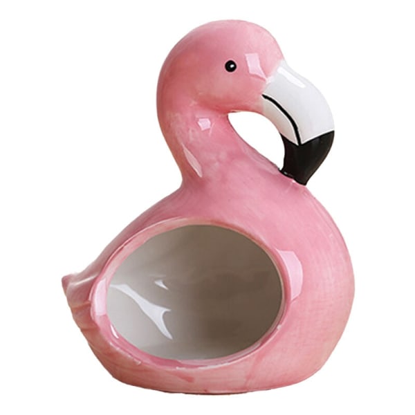 Dold hamsterbo i form av djur - Sommarfrisk litet husdjursbo för små djur - Liten flamingo