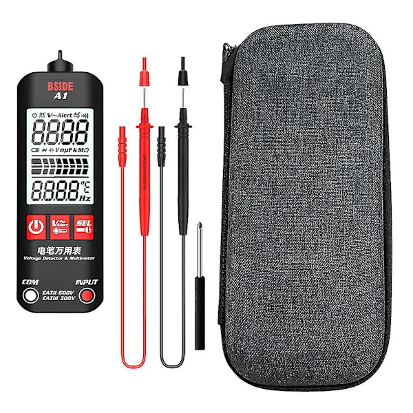 A1 Fuldautomatisk Anti-brænd Intelligent Digital Multimeter Spændingsdetektering Multimeter Lcd-display（A1 Kludpose）