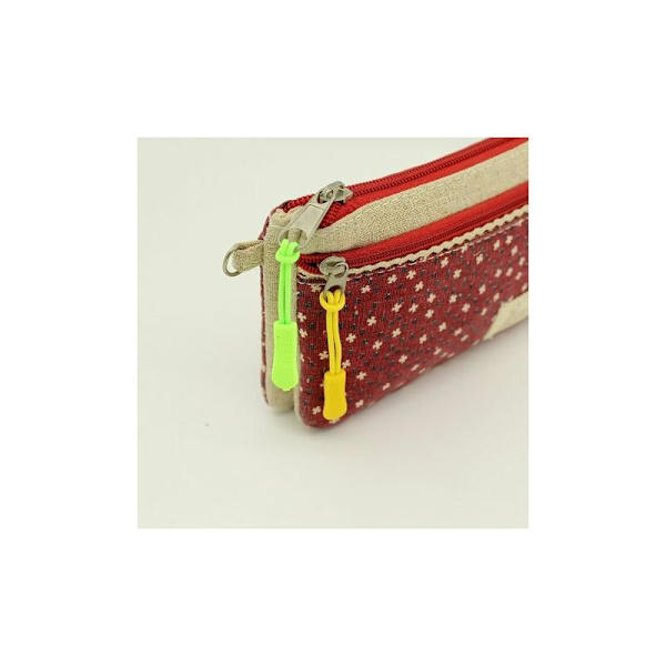 10 Orange Replacement Pull Cord Extension for Zippers, White LYLM