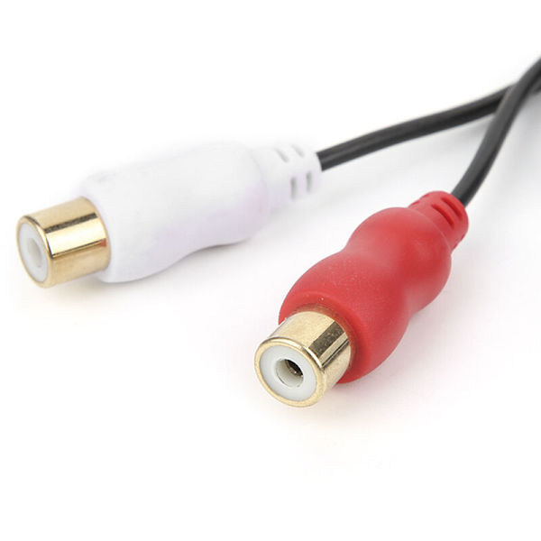 8-stifts Mini ISO RCA-kabeladapter för Bla Punkt Compact Disc Changer Bilstereo Line