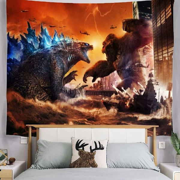 Monster-väggbonad, temafestdekorationer, födelsedagspresenter, väggdekoration, tygbonad, 130 x 150 cm