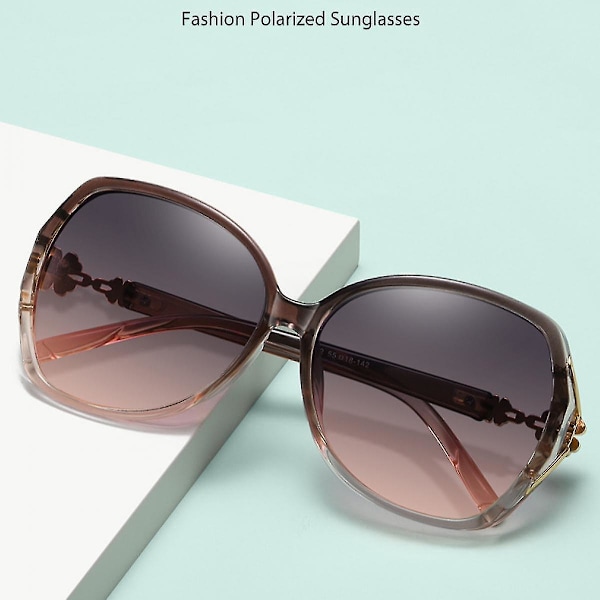 Kvindernes Fashion Polariseret Store Ramme Farveskiftende Solbrillerxq-sg291