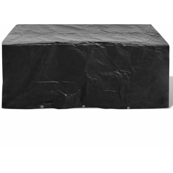 Möbelskydd för trädgård 8 öljetter 240x140x90 cm