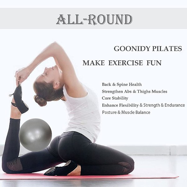 Träningsbollar för kvinnor, Mini Yoga Pilates Boll, Små Stabilitet Bollar