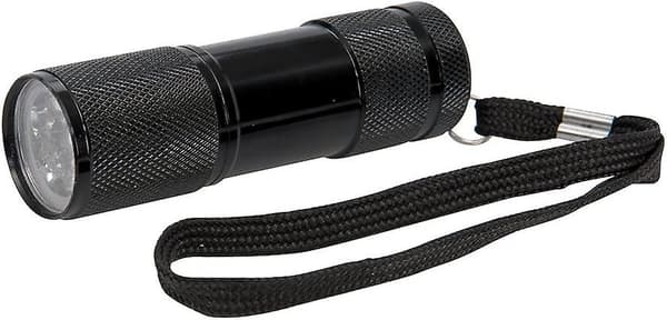 Led-taskulamppu (violetti, 1 kpl, musta)