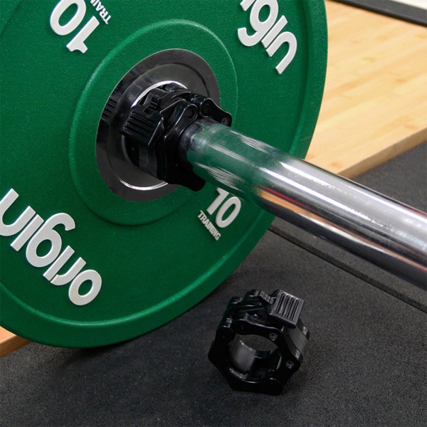 50mm Hantelklämma Skivstångsklämma Vikt Stånglås Gymklämma Röd