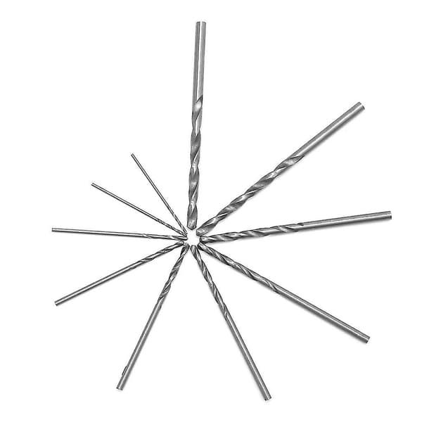 10 st/set Hss Micro Twist Borr Set 0,8 mm~3 mm Snabbstål Pcb Mini