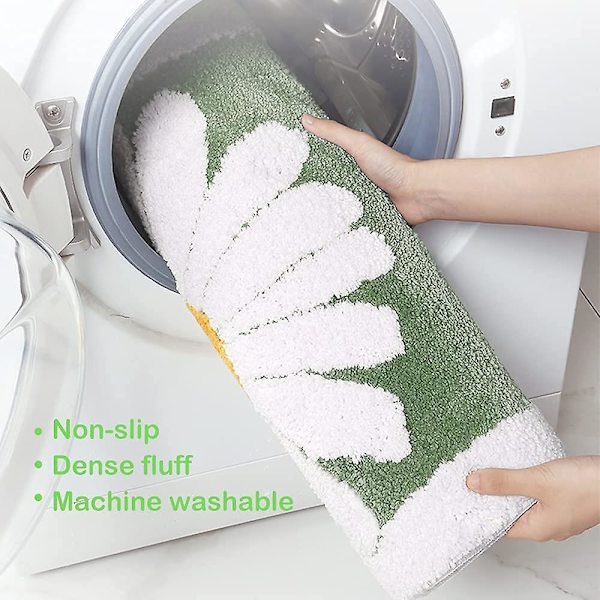 Daisy Badrumsmattor Halksäkra Badrumsdörrmatta Absorberande Daisy Mattor