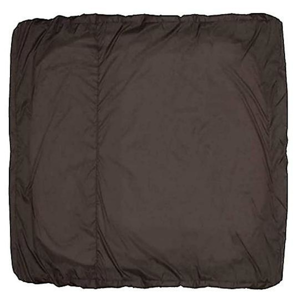 Vattentätt polyester fyrkantigt bubbelbadsskydd utomhus spa-skydd fyrkantigt brunt (231*231*30cm)