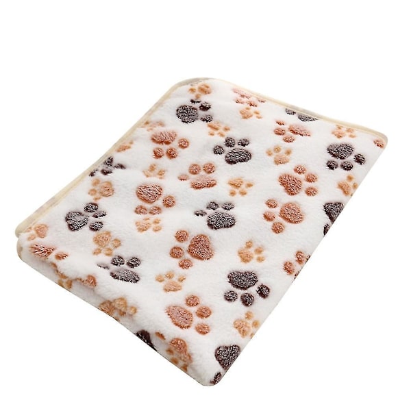 Fluffy hundetæppe blødt og varmt polyester fleece vaskbart kæledyrstæpper