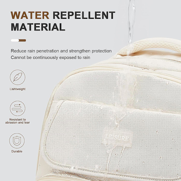 Naisten kannettava tietokoneen reppu, College School Travel Casual Daypack Bookb
