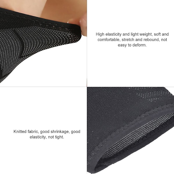 2024 Unisex Nylon Strikkede Albuestøtte Støtte Tvingende Åndbar Elastisk Fitness Beskyttende Udstyr XL