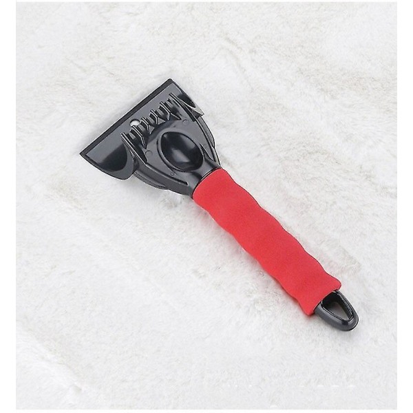 Ice Scraper Windshield Snow Removal Shovel Auto Car Windscreen Snow Frost Scraper（Red）