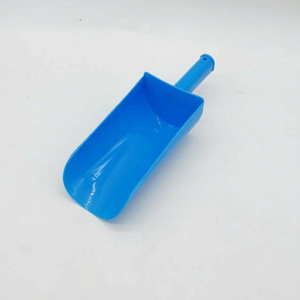 Set med 22 cm tjock miljövänlig ABS-plast strandskyffel för barn pojkar flickor blå halvcirkel