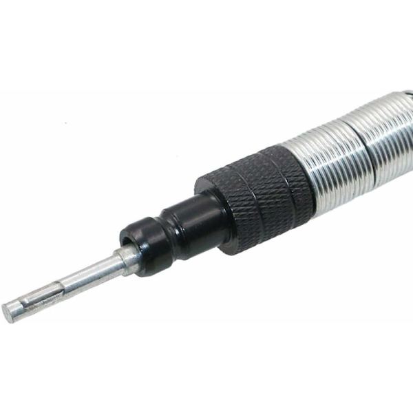 3,175 mm flexibel skaftadapter, används för flexförlängningssladdhållaren (svart) för Dremel borr och roterande slipmaskinkompatibilitetsverktyg
