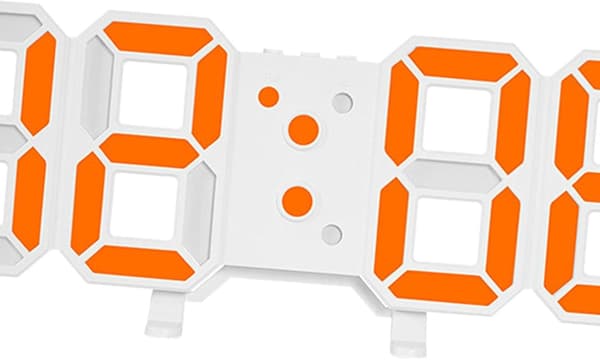 3D Digital Väggklocka LED Digitala Väggklockor Datum Tid Modern Stor Display 3D
