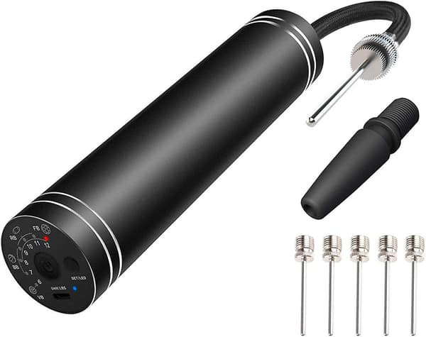Automatisk elektrisk snabb bollpump med nål och munstycke-luftpump