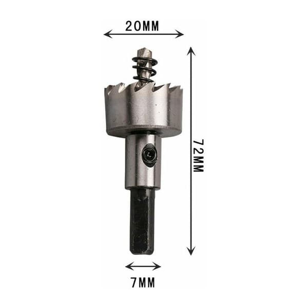 1PC 15mm HSS Borr Sänksåg Hålsågar Skärare för Metall Trä Gips