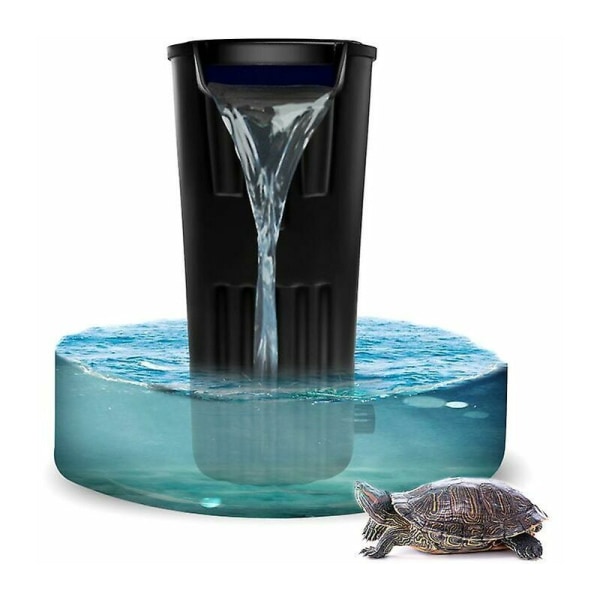 Akvarie Sköldpadda Låg Vattenfilter Pumpar Fisk Tank Vattenfall Vattencirkulation,