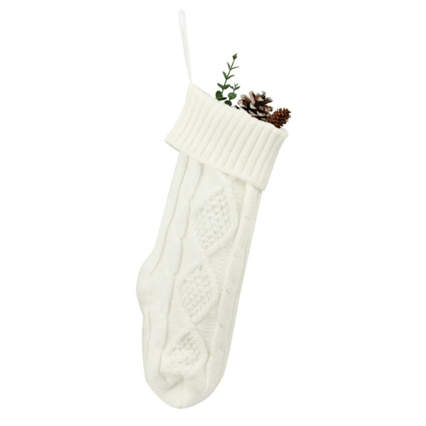 4 st julstrumpor, 4 färger julstrumpa, ullstrumpa presentpåse, juldekoration