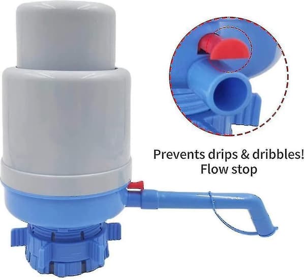 Dricksvatten Handpump, 5 Gallon Vatten Dispenser Ingen Dropp Hand Tryckavlastningsventil Dricksflaska