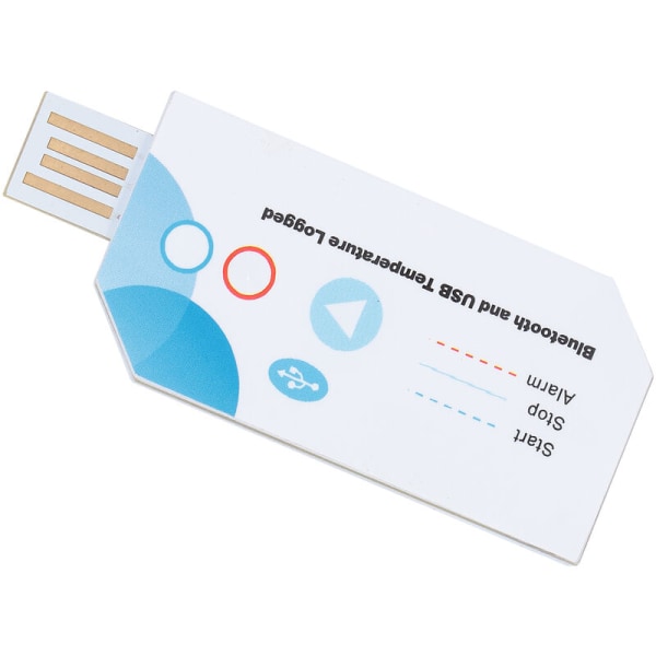 NFC temperaturdatalogger, engångs USB inspelare, cover tillbehör 180 dagar