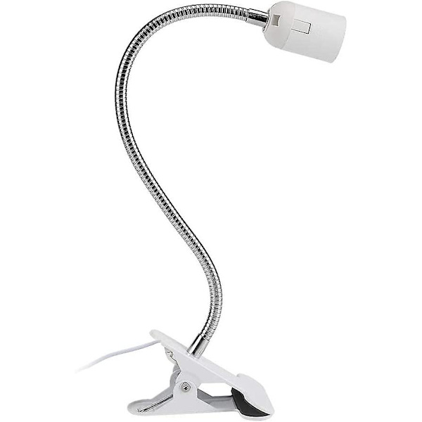 Led-pöytävalaisimen jalusta, 400 mm:n hansikaulan lamppupidikejalusta, 360 asteen kierto, E27-kierteinen portti lukemiseen/meikkiin/yölukemiseen [energiatehokkuusluokka A]