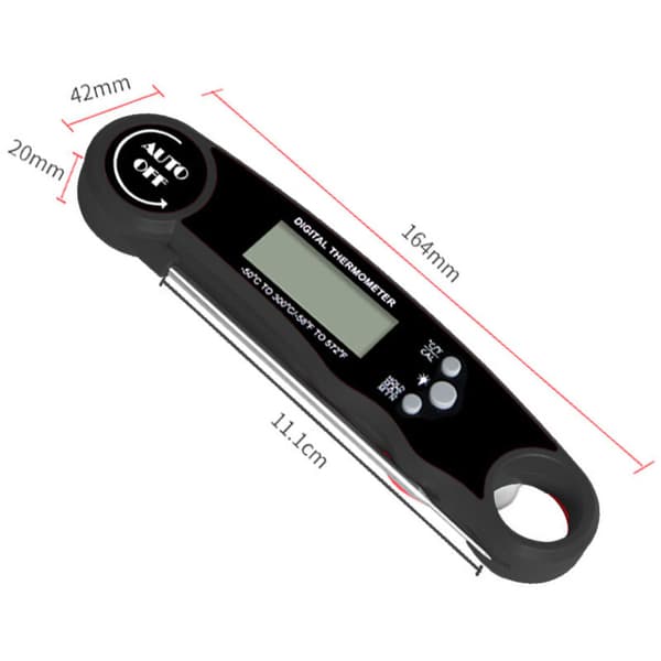 Digital kötttermometer för snabb avläsning - Svart